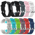 Ersatz Armband für Fitbit Charge 3 & 4 Fitness Sport Tracker Smartwatch Silikon!