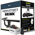 Für SEAT Ibiza ST IV Typ 6J8,6P8 Anhängerkupplung starr +eSatz 7pol uni 10- NEU
