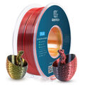 GEEETECH 3D Drucker PLA Filament Seide 3 Tricolor 1KG Rot+Gold+Schwarz 1.75mm DE