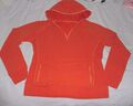 Sweatshirt 💙  Hoodie M /L orange Stretch mit Kapuze 🧡 Hoody V- Ausschnitt
