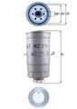 Kraftstofffilter MAHLE ORIGINAL KC 179 für FIAT PUNTO (188) MULTIPLA (186)