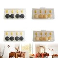 4 Stück Tischdeckengewichte mit Metallclips für Fahnen Familie Abendessen Schreibtisch Party