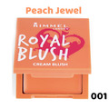 Rimmel London Royal Rouge cremefarbenes Pulverröten 3,5 g NEU Pfirsichjuwel 001