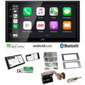 JVC KW-M560BT Autoradio Apple CarPlay Android für Ford Focus II 2004-2008 silber