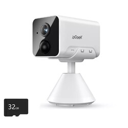 2K ieGeek Mini Überwachungskamera WLAN Innen Two-Wege-Audio Humanoide Erkennung