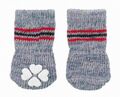 Hundesocken, Anti-Rutsch, grau, verschiedene Größen