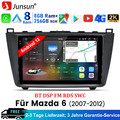 8+256GB Für Mazda 6 GH GG 2007-2012 Android 13 Autoradio GPS Nav DAB 4G WiFi RDS