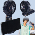 Mini Handventilator Leise Tragbarer Fan Lüfter USB Ventilator mit 4000mAh Akku