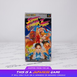 Street Fighter 2 Turbo Super Famicom SNES SFC NTSC-J Japanese CIB | UK Seller