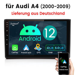 Für Audi A4 S4 RS4 B6 B7 Autoradio DAB+ Carplay Android 12 GPS Navi RDS SWC 4+64