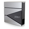 Design Briefkasten 16438 Wandbriefkasten Postkasten Anthrazit Graphit BITUXX