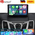 8Kern 4G+64GB Für Fiesta 2009-2011 Android 13 Autoradio CarPlay GPS Navi SWC DAB
