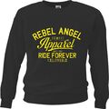 Sweatshirt REBEL ANGEL APPAREL RIDE FOREVER CALIFORNIA USA AMERIKA VEREINIGTE