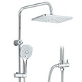 Edelstahl Regendusche Set Duschset ohne Armatur Duschsystem Überkopfbrause Set
