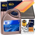 FILTERSET SATZ KIT+ORIGINAL 5W30 ÖL passend für OPEL ASTRA G CARAVAN 1.7 75+80PS