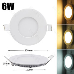 LED Panel Einbaustrahler Deckenleuchte Einbau Leuchte eckig Rund Spot flach slim