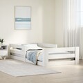 Massivholzbett ohne Matratze Bettgestell Holzbett Bodenbett Bett Kiefer vidaXL