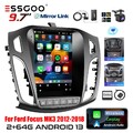 Android 13 DAB+ Carplay Autoradio GPS NAV Cam 2+64G Für Ford Focus MK3 2012-2018