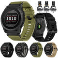 Quickfit Nylon Ersatz Armband für Garmin Fenix 3 HR 5 5X Plus 6 6X Pro 7 7X S62