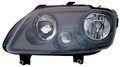 Scheinwerfer links für VW CADDY 2K + TOURAN 1T Halogen H1 H7 Schwarz + LWR