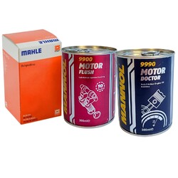 KNECHT OX834D Ölfilter MANNOL Spülung + Additiv Öl für RANGER IV USA MAZDA