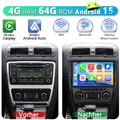 Für Skoda Octavia II 1Z3 1Z5 Android 15 Autoradio 4+64G CarPlay BT GPS WiFi Nav