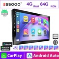 Chat GPT 2DIN 10.0 Zoll Android 15 Autoradio Mit Carplay GPS Navi WiFi BT 4+64GB