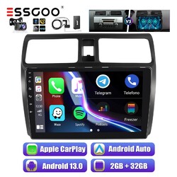 Für Suzuki Swift III 03-2010 10" DAB+ Carplay Autoradio Android 13 GPS 2+32G Kam