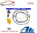 ABS SENSOR DREHZAHLFÜHLER PAAR HINTEN ATE 240741-11051 2PCS P NEU OE QUALITÄT