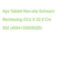 Aps Tablett Non-slip Schwarz Rechteckig 53,0 X 32,5 Cm 502 (4004133005020)