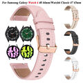 Echtes Leder Armband Für Samsung Galaxy Watch 6 Classic 47-43mm/4 5 6 40-44-45mm