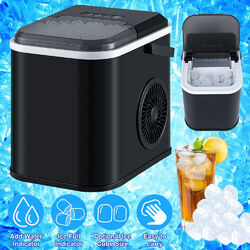 1L Eiswürfelmaschine Eiswürfelbereiter Icemaker Eismaschine Haushaltsgeräte