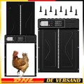 utomatische Hühnerklappe Elektrisch mit Zeit/Handmodus Anti-Klemm Hühnerstall