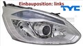 TYC 20-15316-05-2 Hauptscheinwerfer links Scheinwerfer Frontscheinwerfer 