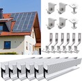 124cm Solar Halterung Ziegeldach Montage PV Modul Set Befestigung Schiene DHL