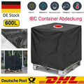 600L IBC Container Abdeckung UV-Schutz Frostschutz Folienhaube Regenwassertank