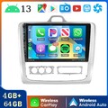 Android 13 Autoradio 4+64G Carplay Für Ford Focus II MK2 2004-2011 GPS RDS BT FM