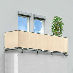 Balkonsichtschutz PVC Windschutz Sichtblende Balkon Windschutz Balkonbespannung