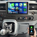 2GB+64GB 9" Android 15 Autoradio Für Ford Transit MK7 2007-2012 Carplay GPS Navi