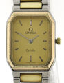 Omega De Ville Quartz Vintage Damenuhr Edelstahl Gold Ref. 595 0046 - 795 0827