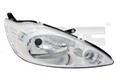 Scheinwerferleuchte links H4 20-11780-05-2 TYC für FORD KA