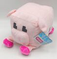 Pixel Kuscheltier Schwein Rosa Stofftier pink Plüschtier PMS Cube Würfel Plüsch