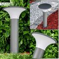LED Außen Steh Stand Lampen Garten Wege Poller Leuchten Anthrazit Sockelleuchte