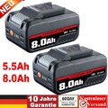 2X 8,0Ah 5,5Ah Ersatzakku Für Einhell Akku 18V Power X-Change Lithium PXC LED