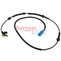 1x Sensor, Raddrehzahl METZGER 0900668 passend für CITROËN