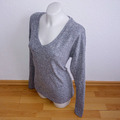 EDC by ESPRIT Pullover Gr. L / 42 Basic Pulli grau meliert TOP Zustand