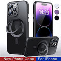 Magsafe Case For iPhone 16 15 14 Pro Max Plus 13 12 11 Halter Ständer Hart Cover