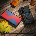 Hülle mit Band Für Samsung S25 S24 S23 S22 A56 A05S A16 Stoßfest Kartenfach Case