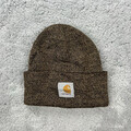 CARHARTT Unisex Mütze Beanie Wintermütze braun Strickmütze OneSize Retro Vintage