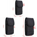 Universal Smartphone Handy Gürteltasche Gürtel Tasche Quer Nylon Case Clip Etui